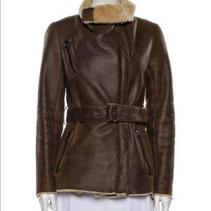 Andrew Mark Biker genuine lamb shearing jacket